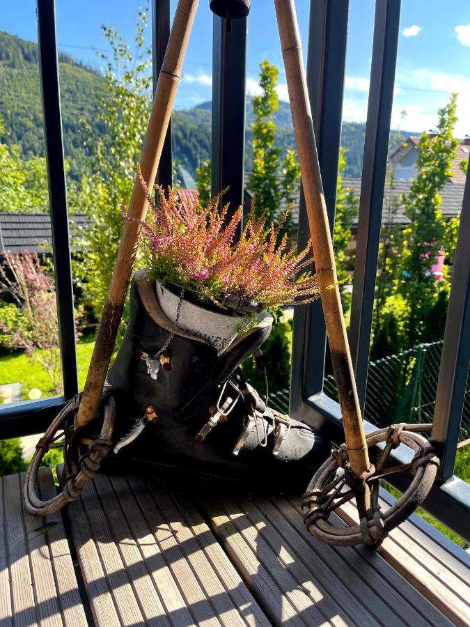 SPA Apartament Jenny Ski&Fun&Bike Szkolna ładowarka E-bike piękny widok na Skrzyczne i skocznię Skalite Szczyrk Zewnętrze zdjęcie