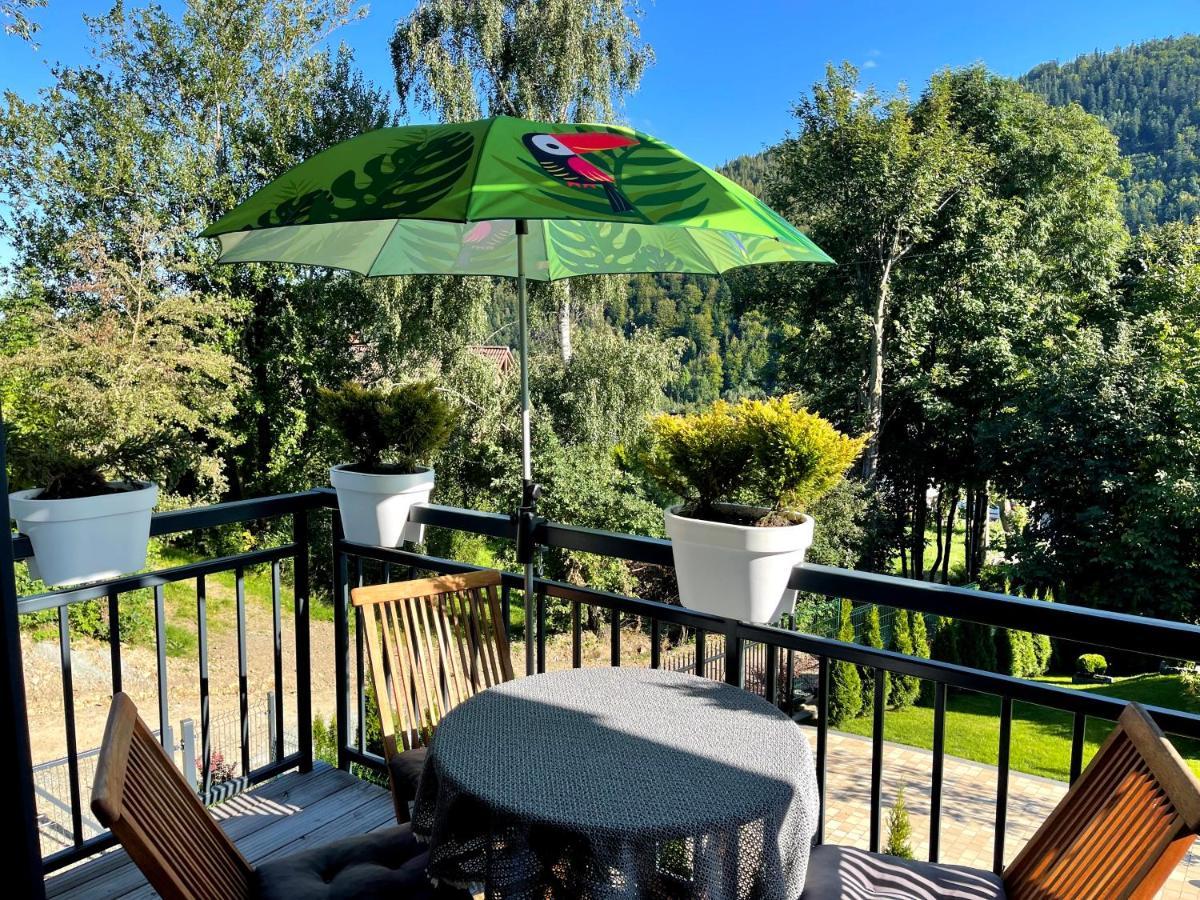 SPA Apartament Jenny Ski&Fun&Bike Szkolna ładowarka E-bike piękny widok na Skrzyczne i skocznię Skalite Szczyrk Zewnętrze zdjęcie