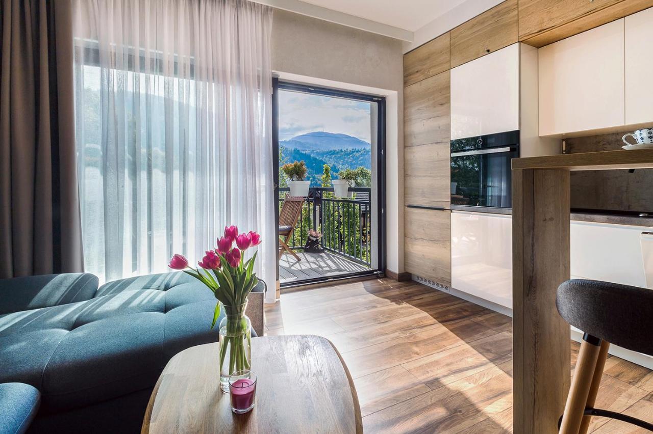 SPA Apartament Jenny Ski&Fun&Bike Szkolna ładowarka E-bike piękny widok na Skrzyczne i skocznię Skalite Szczyrk Zewnętrze zdjęcie